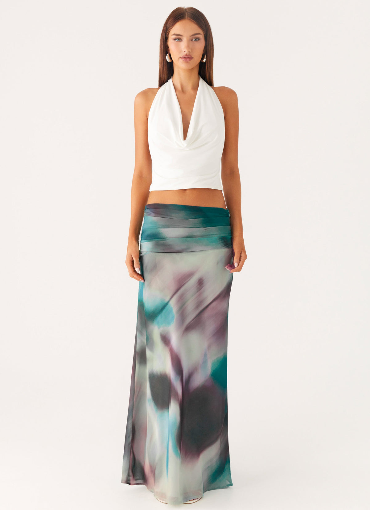 Rimi Maxi Skirt - Sea Splash