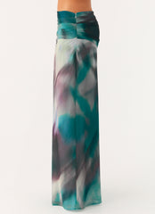 Rimi Maxi Skirt - Sea Splash