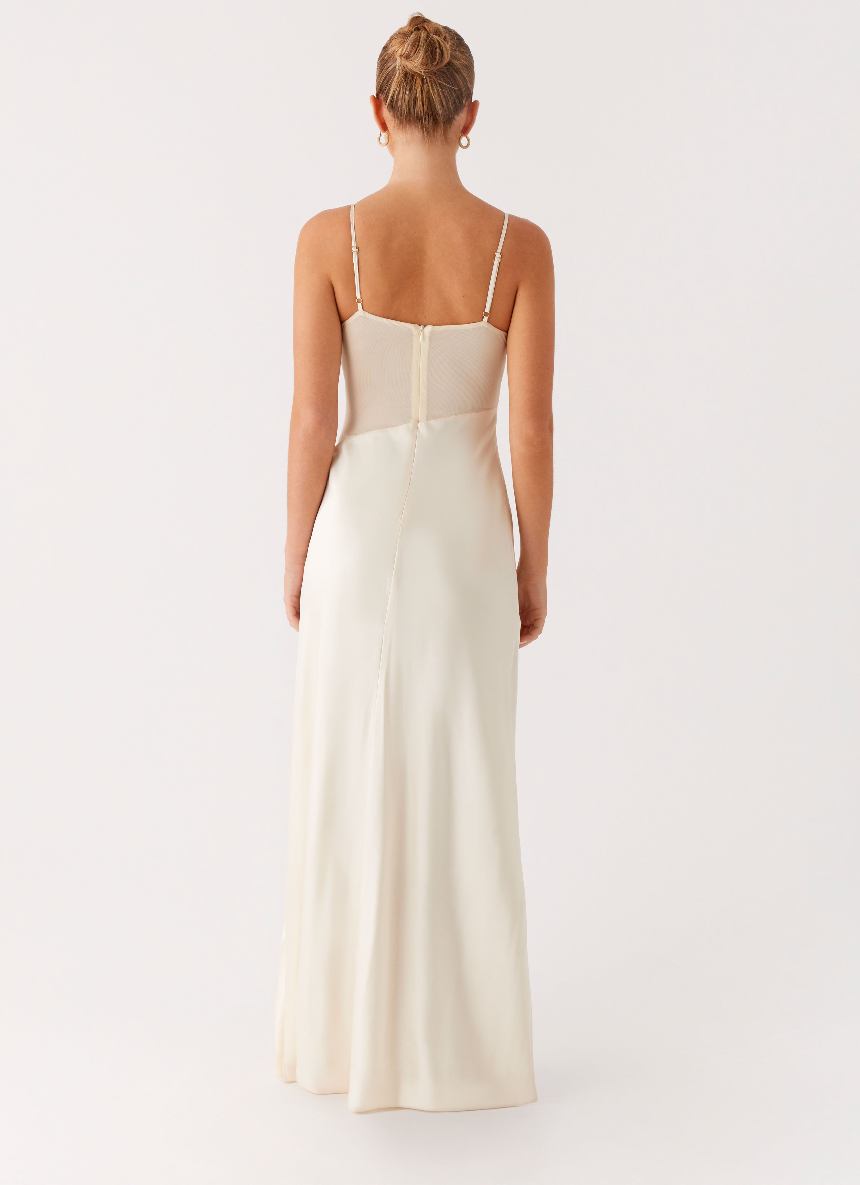 Rising Sun Maxi Dress - Off White