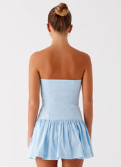 Riviera Mini Dress - Blue