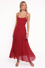Robbie Maxi Dress - Red