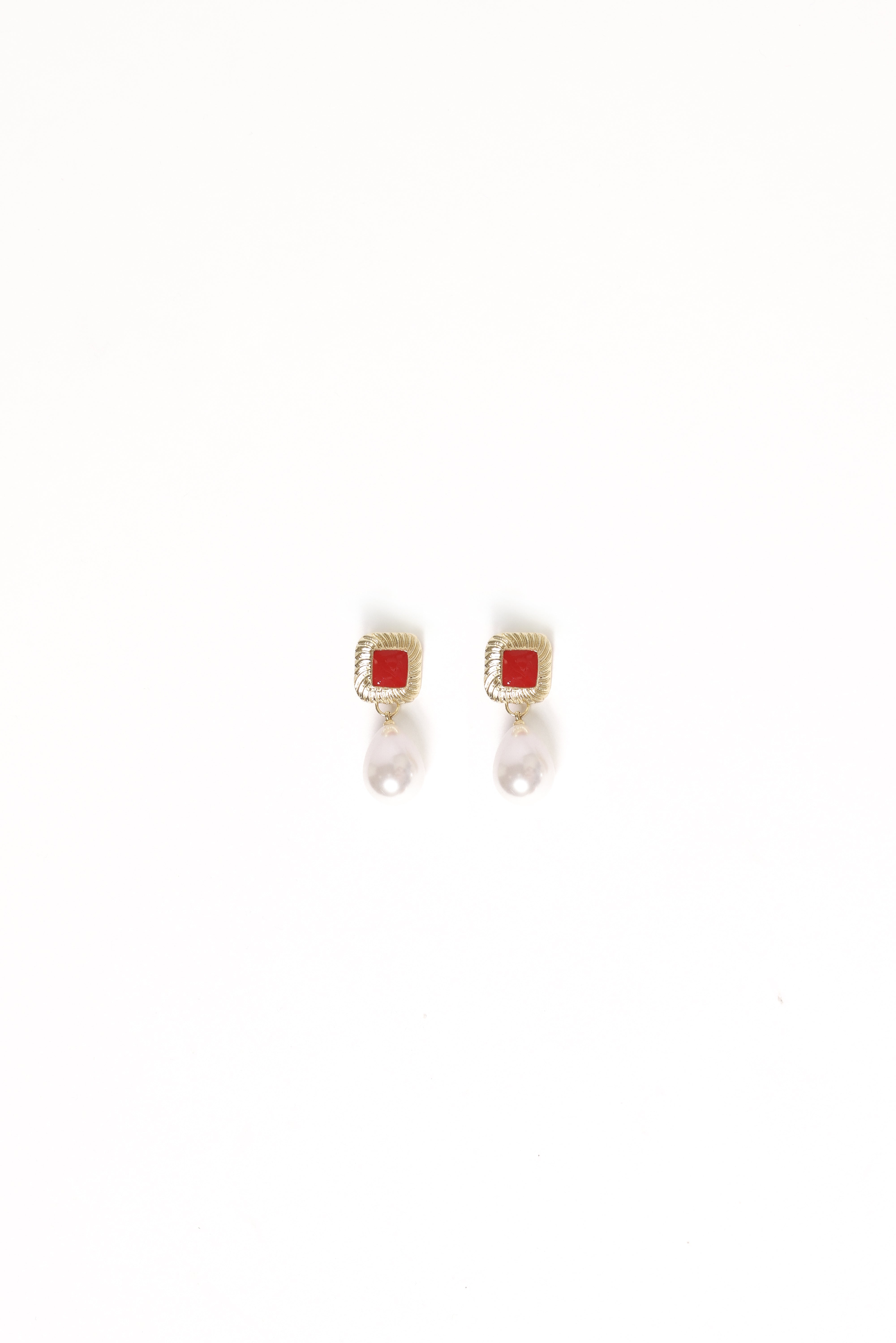 Rosalind Earrings - Gold/Pearl