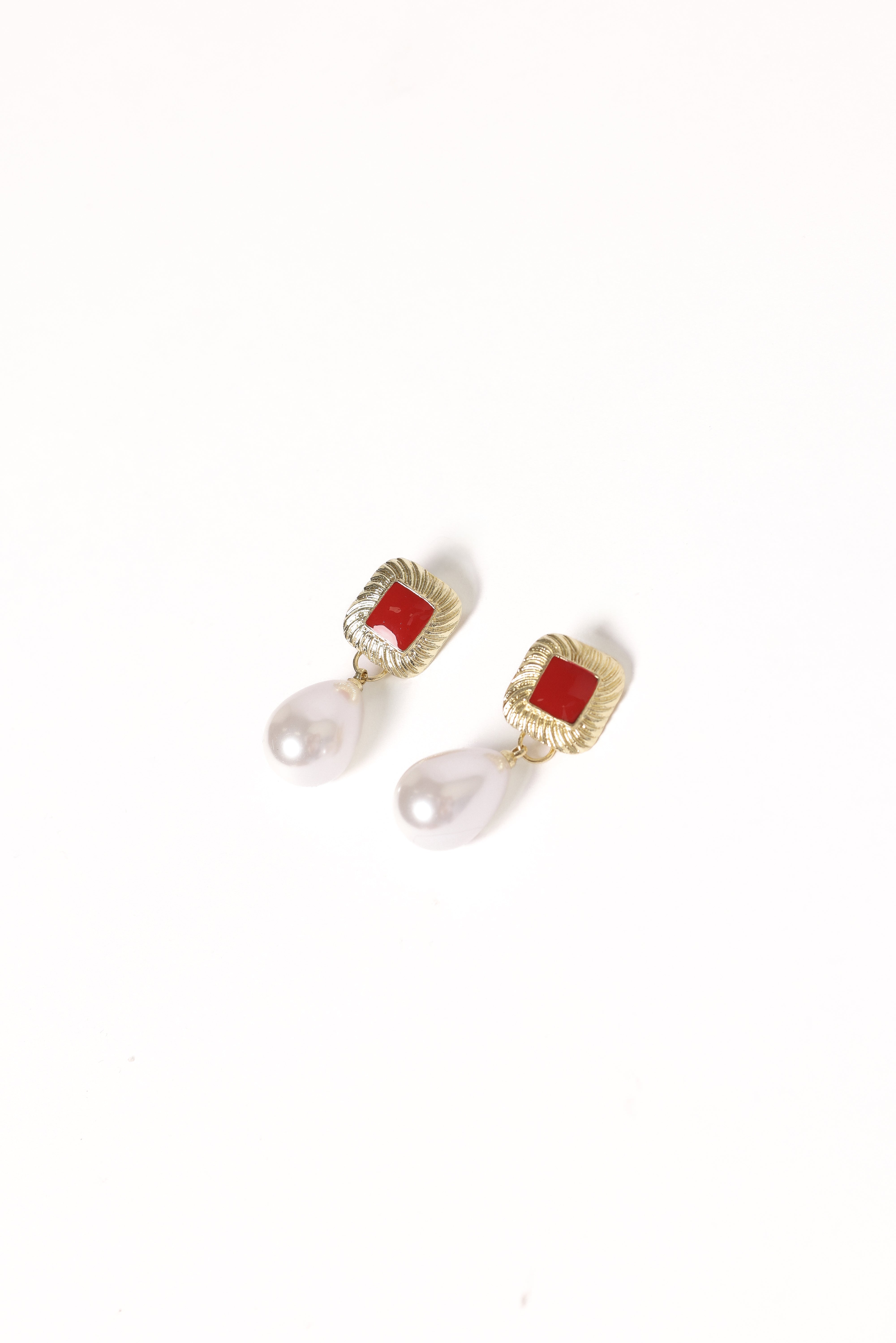 Rosalind Earrings - Gold/Pearl