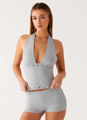 Roxy Mini Shorts - Grey