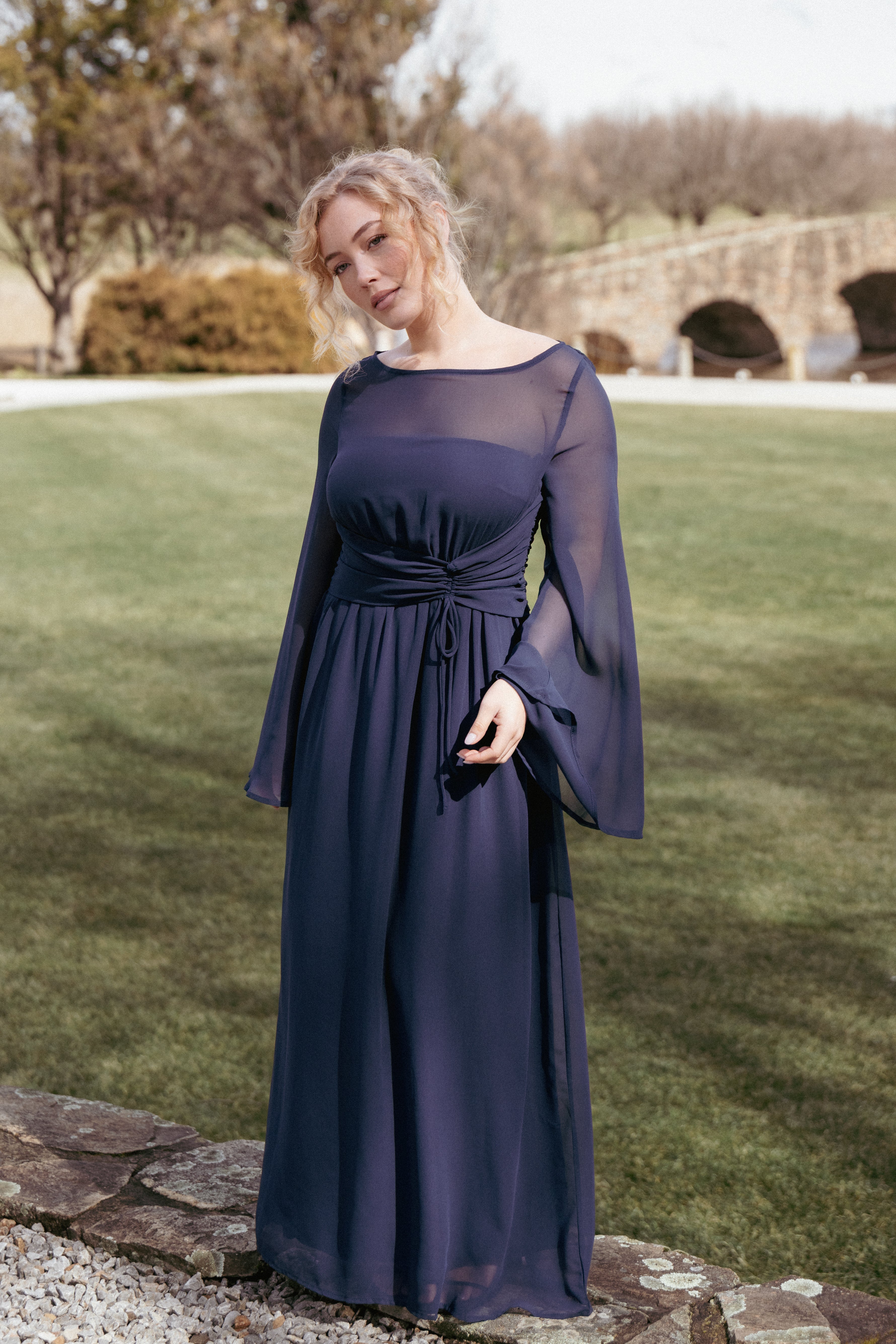 Samara Maxi Dress - Navy