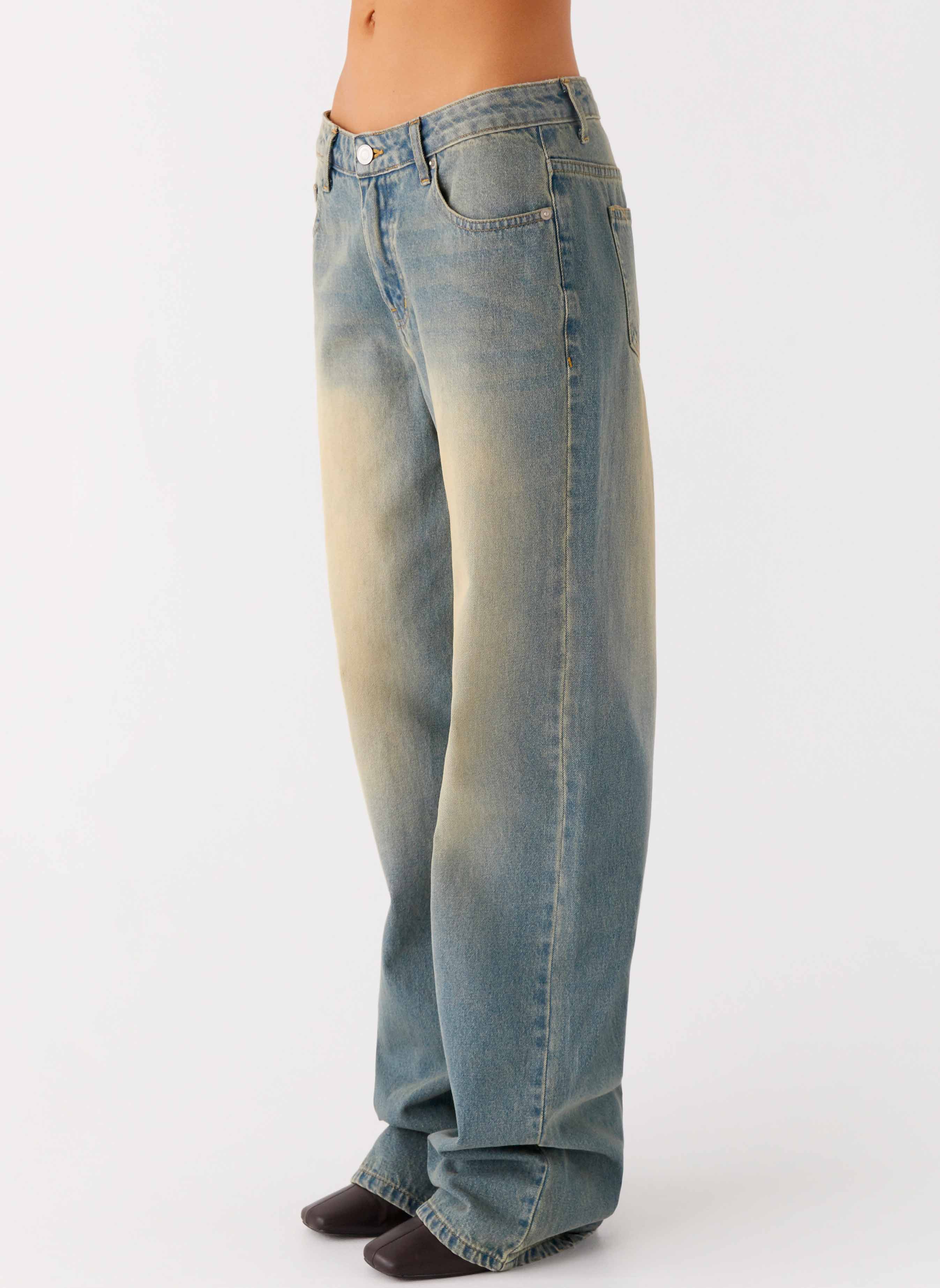 San Diego Straight Leg Jeans - Blue Wash