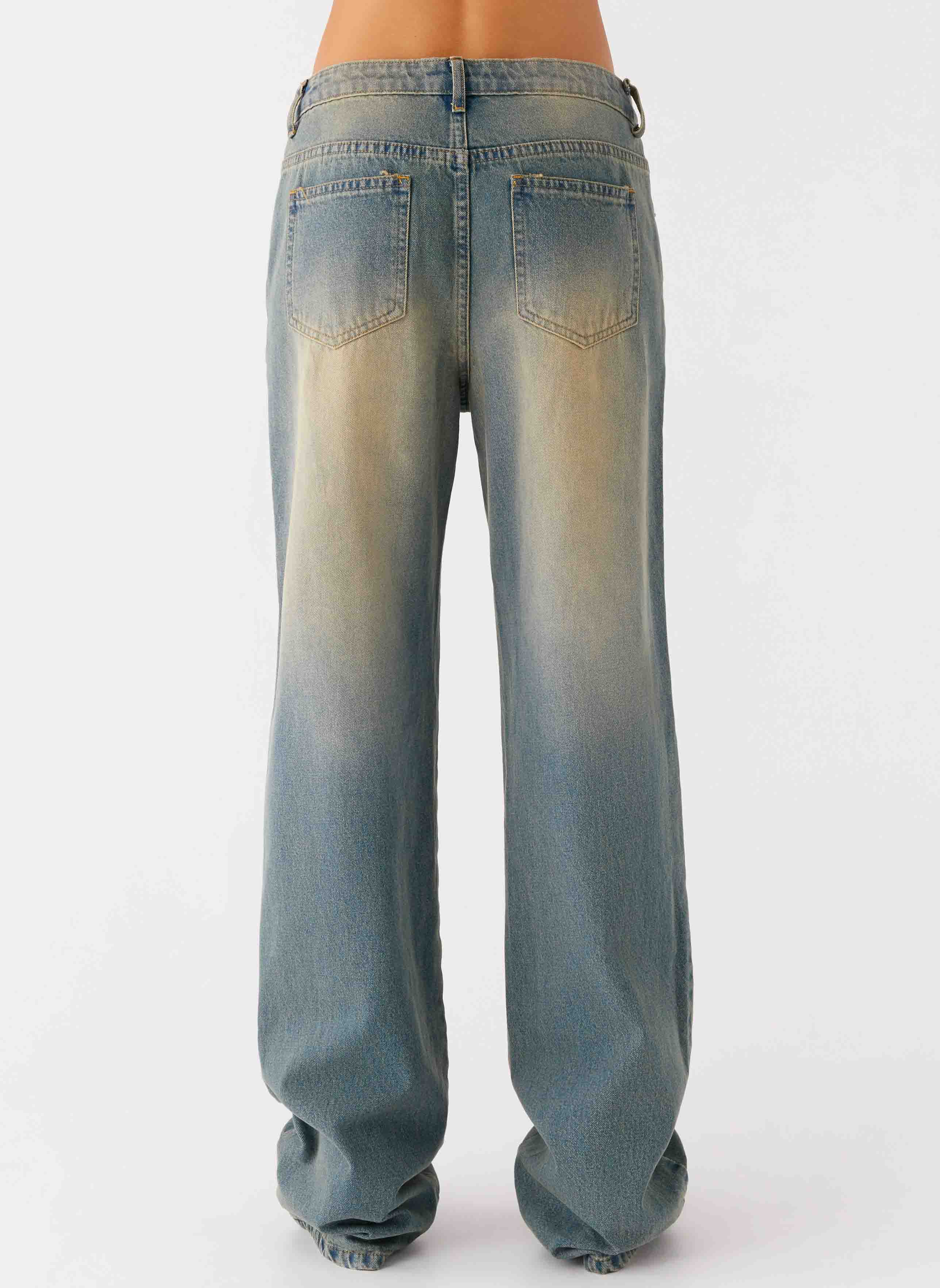 San Diego Straight Leg Jeans - Blue Wash