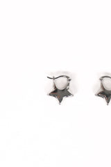 Scarlet Star Earrings - Silver