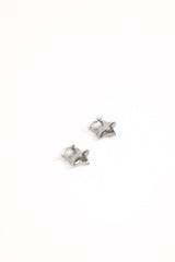 Scarlet Star Earrings - Silver