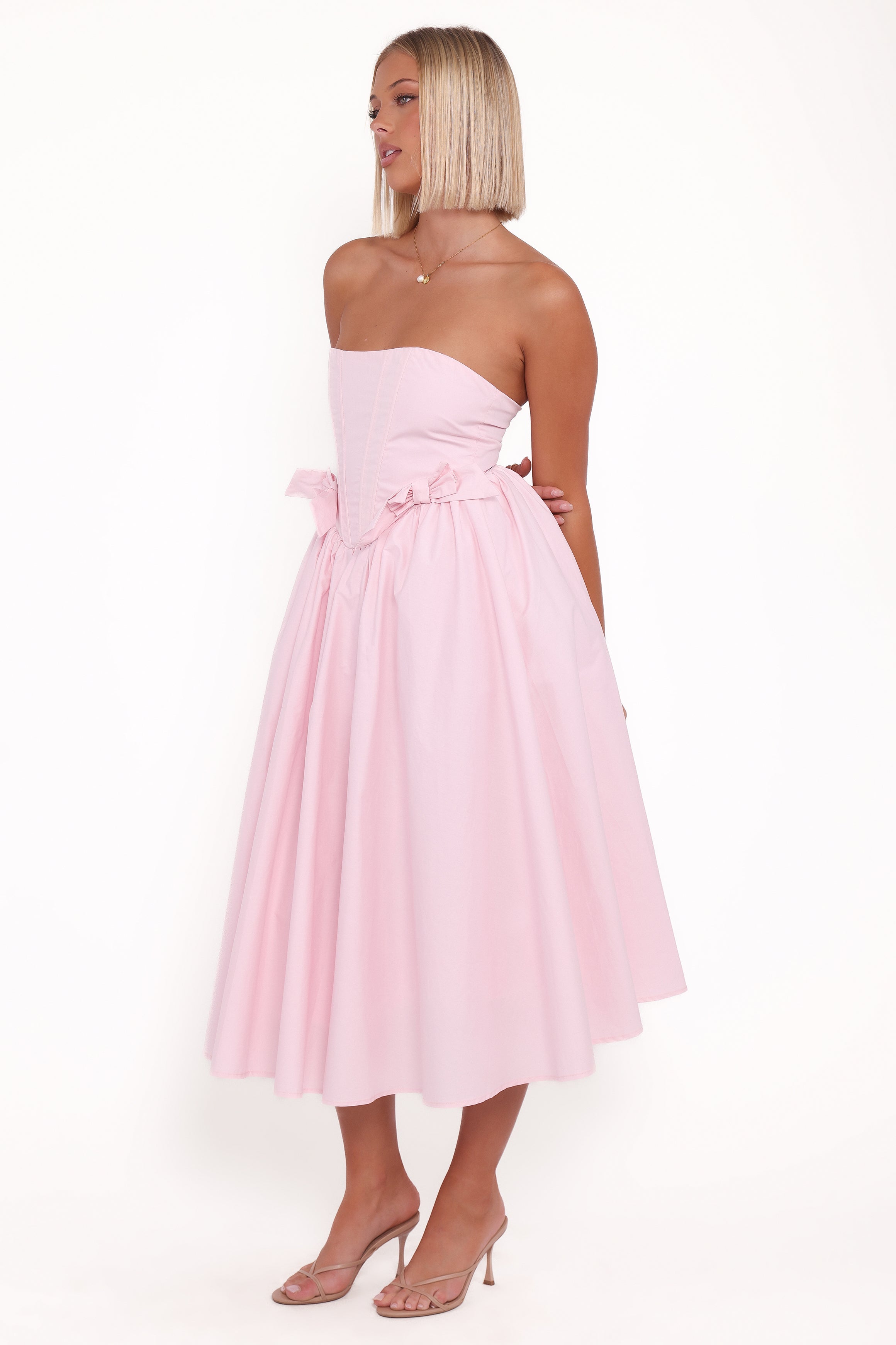 Seren Midi Dress - Pink