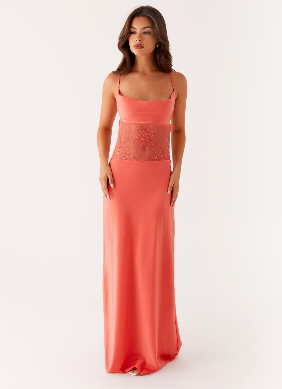 Shae Maxi Dress - Tangerine
