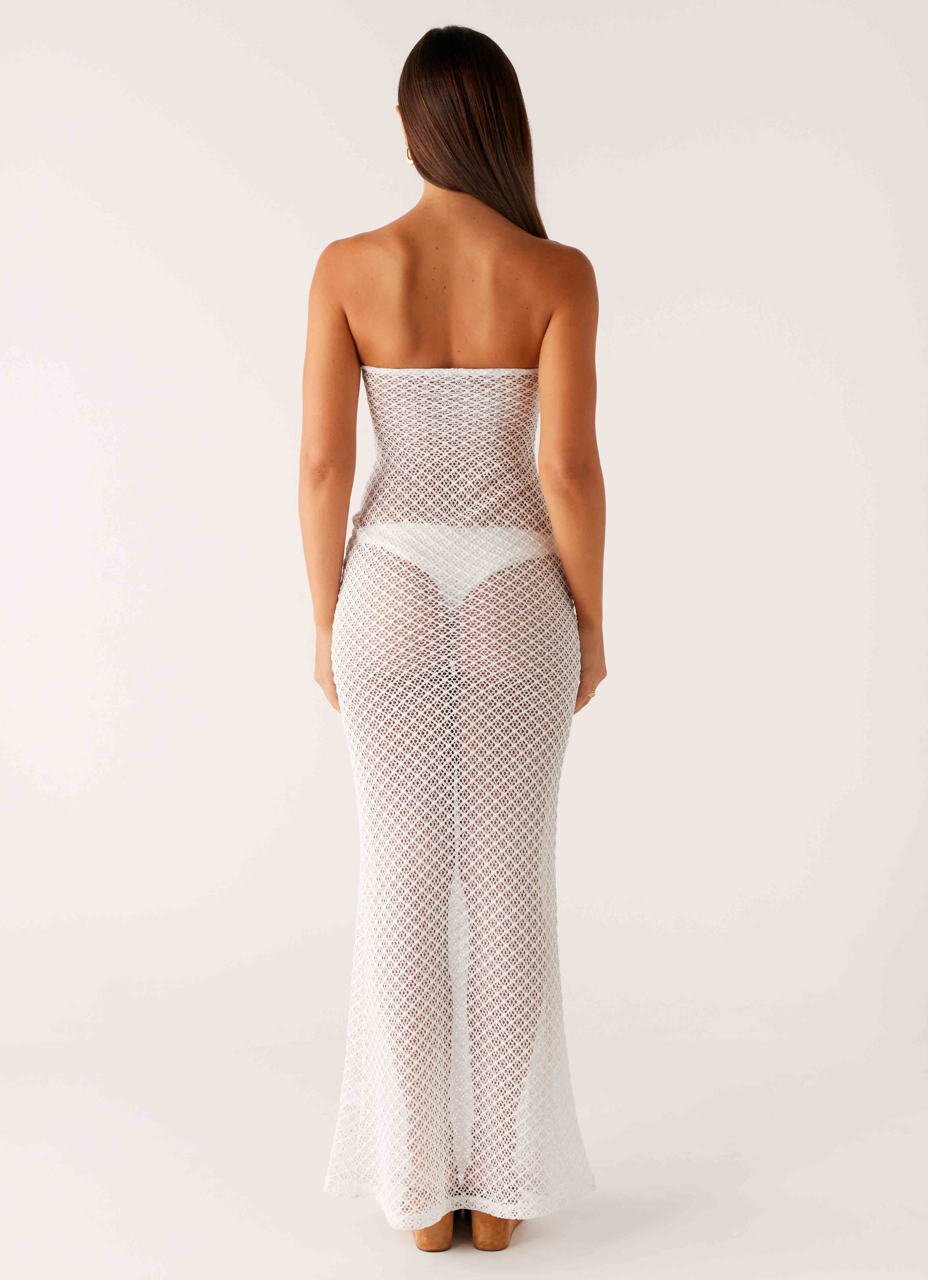 Showcase Crochet Maxi Dress - Ivory