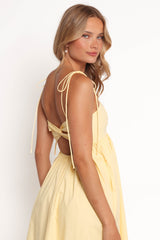 Simona Maxi Dress - Yellow