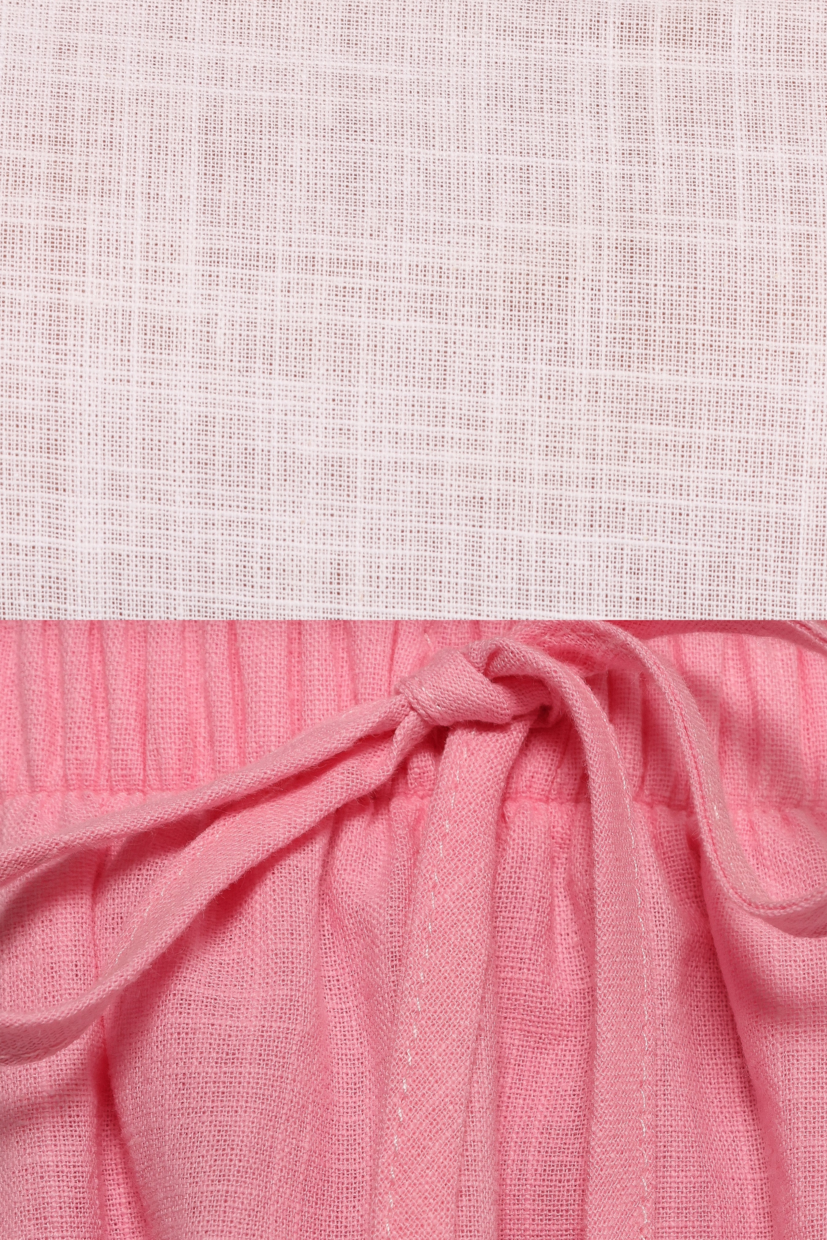 Simone Skirt Set - White Pink