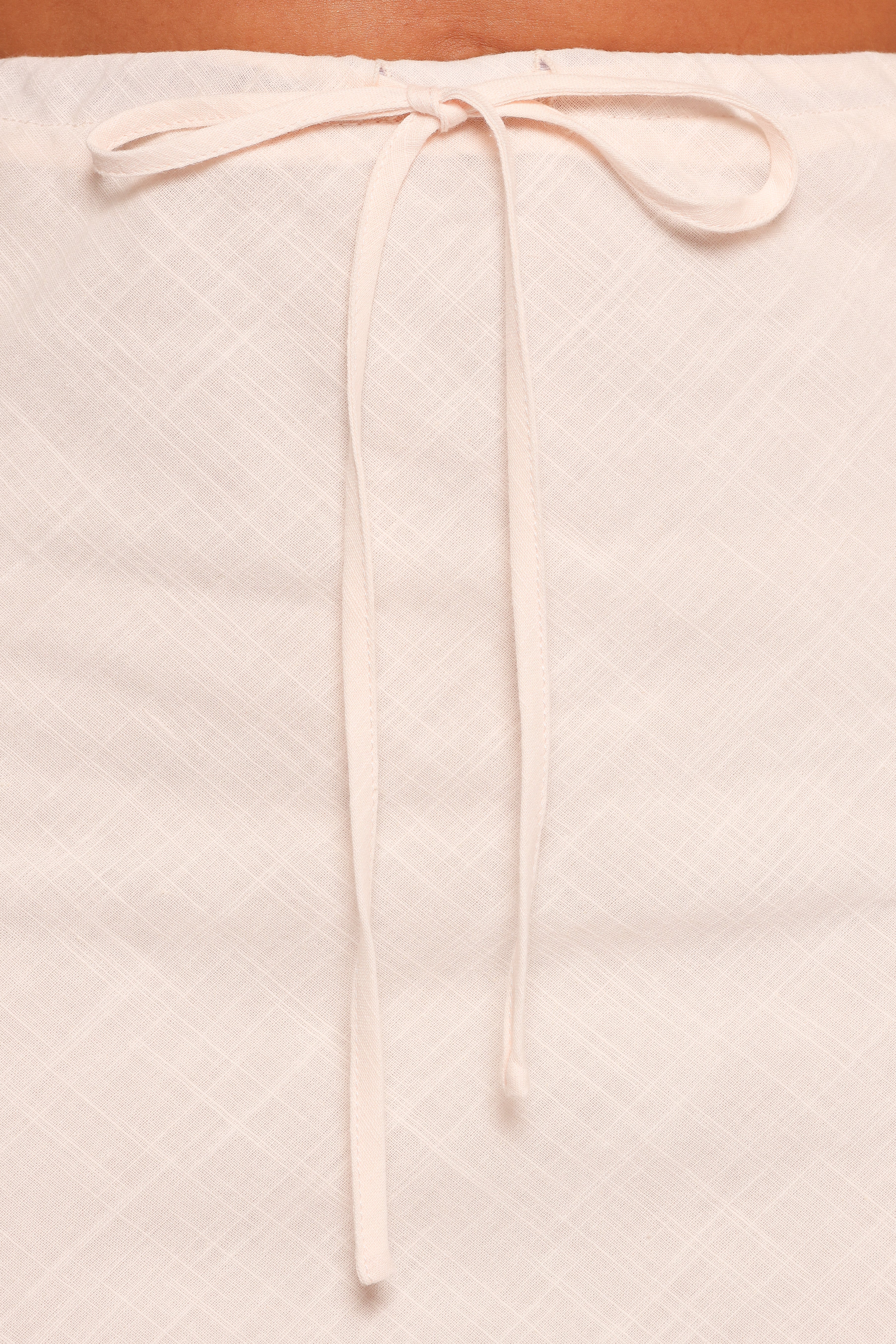 Sonni Linen Mini Skirt - Cream