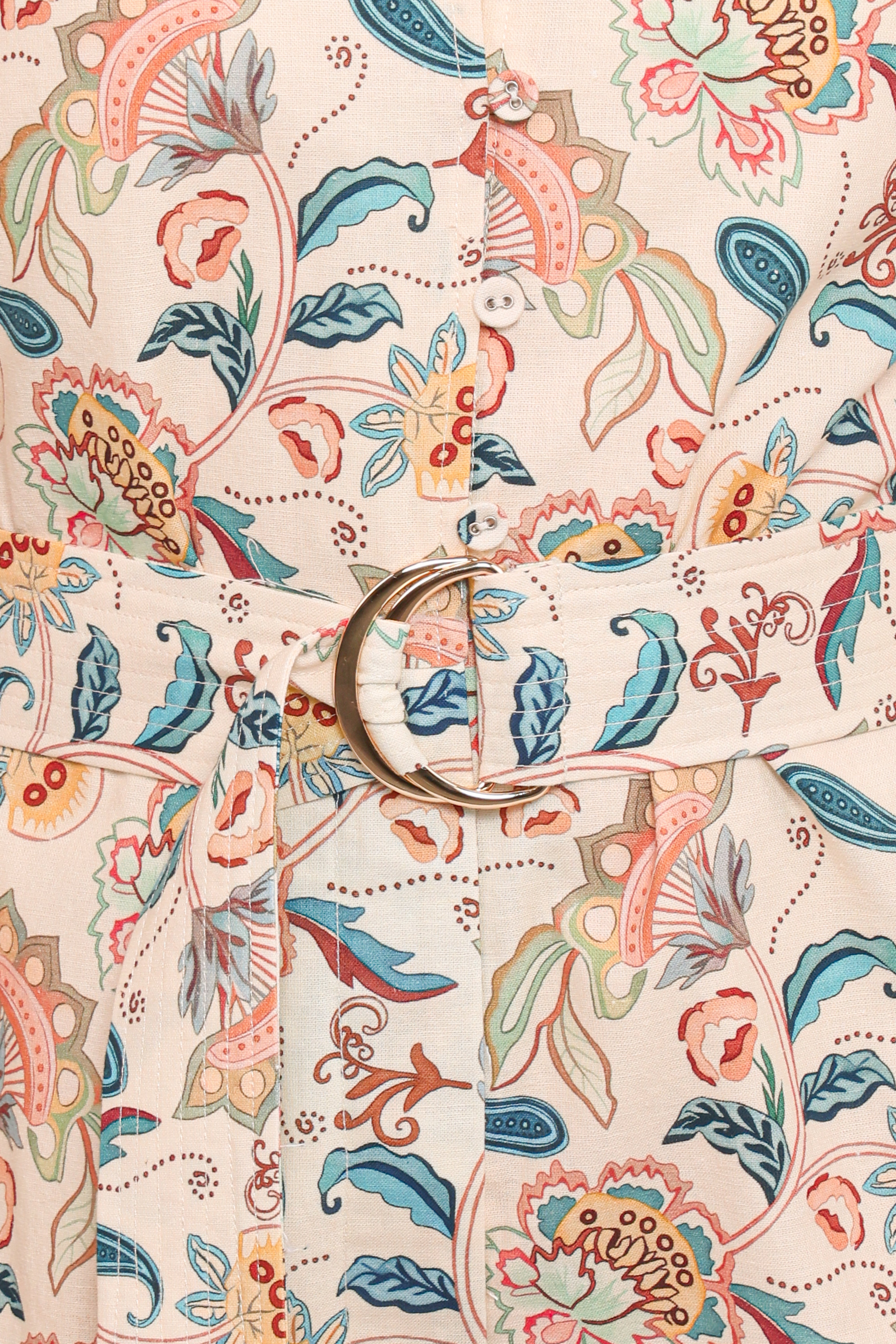 Soul Belted Romper - Paisley