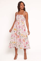 Stazie Midi Dress - Garden Floral