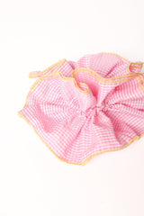 Tegan Scrunchie - Pink/Orange