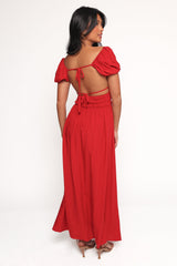 Theodora Maxi Dress - Red