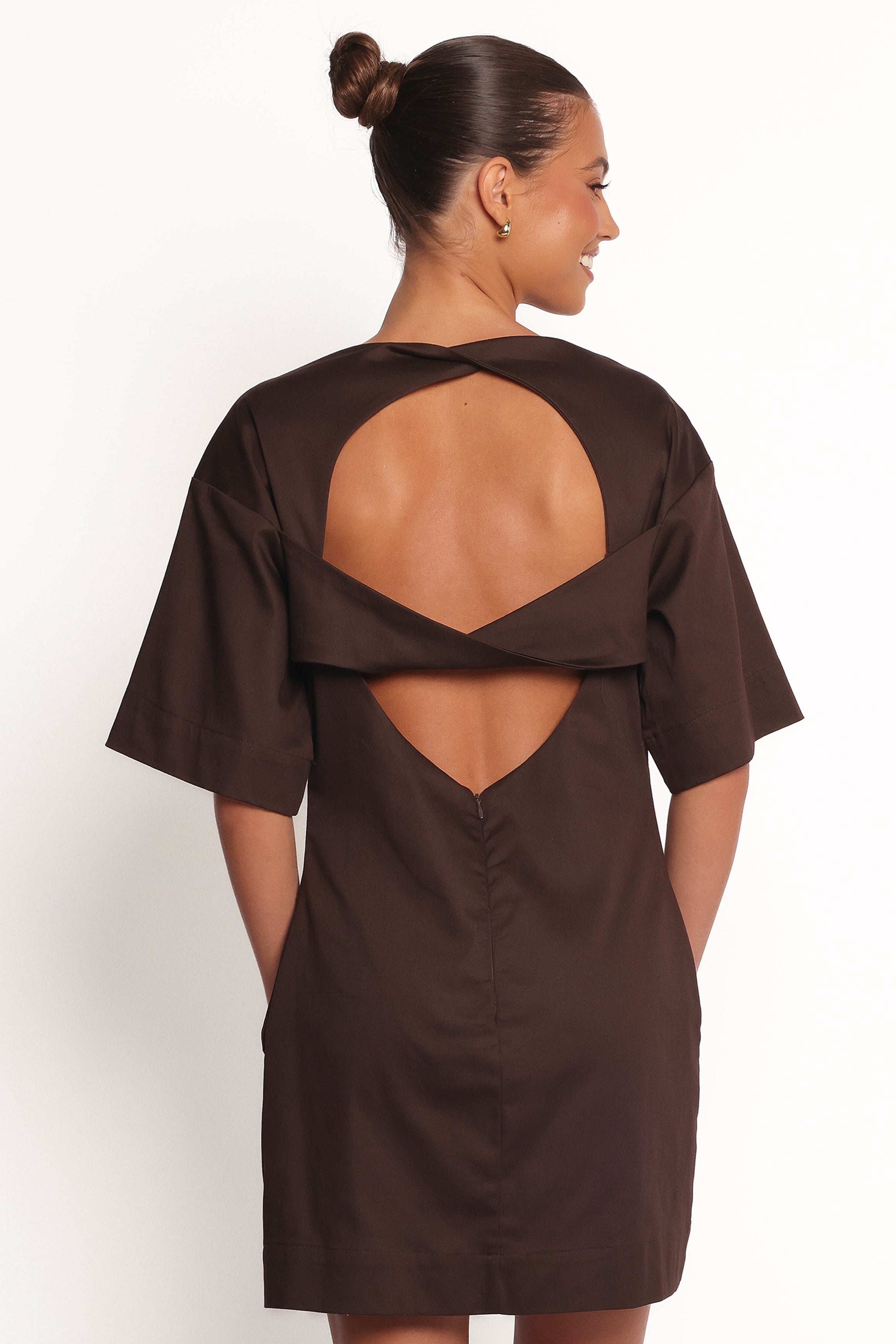 Thorne Mini Dress - Chocolate