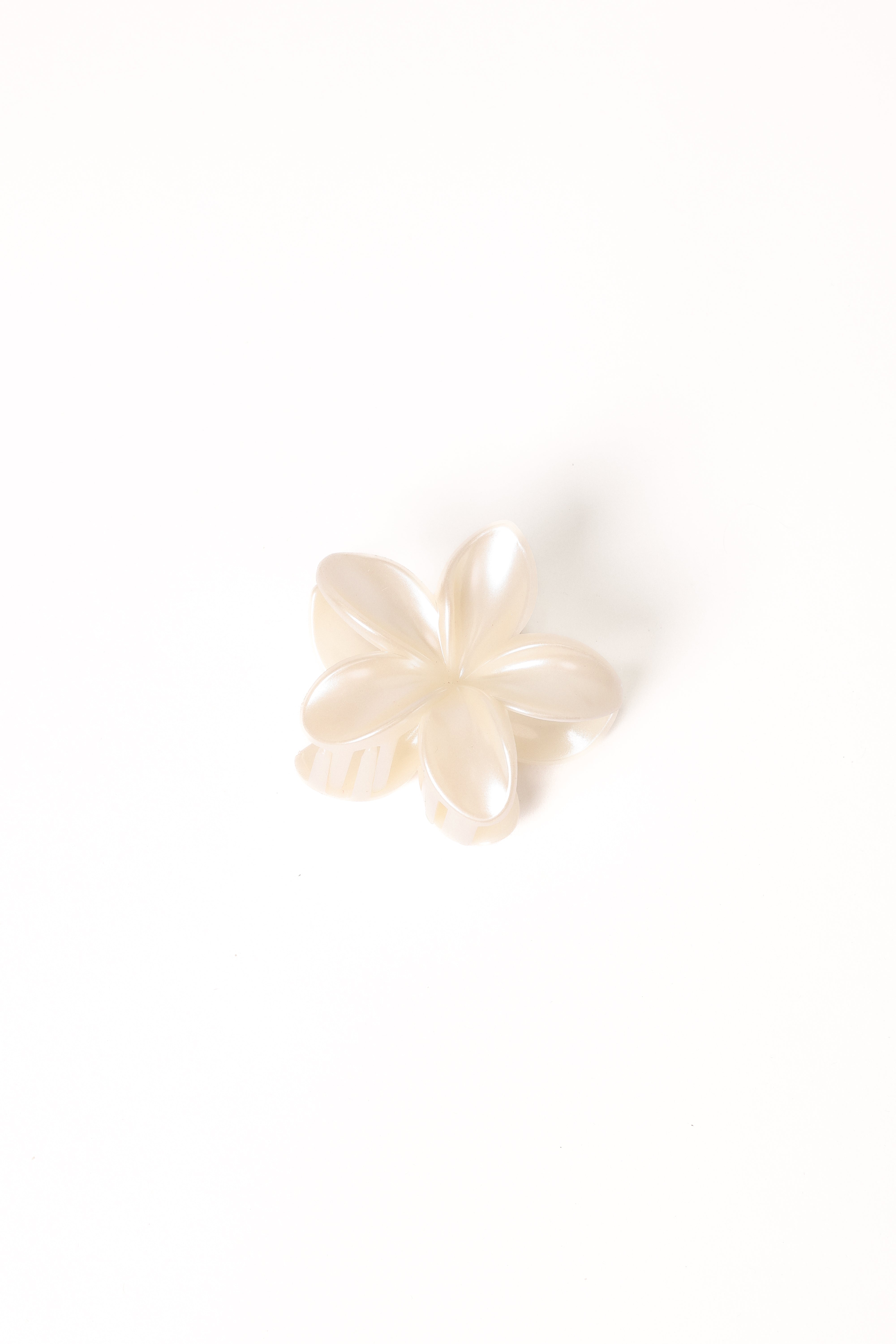 Tiarne Hair Clip - White