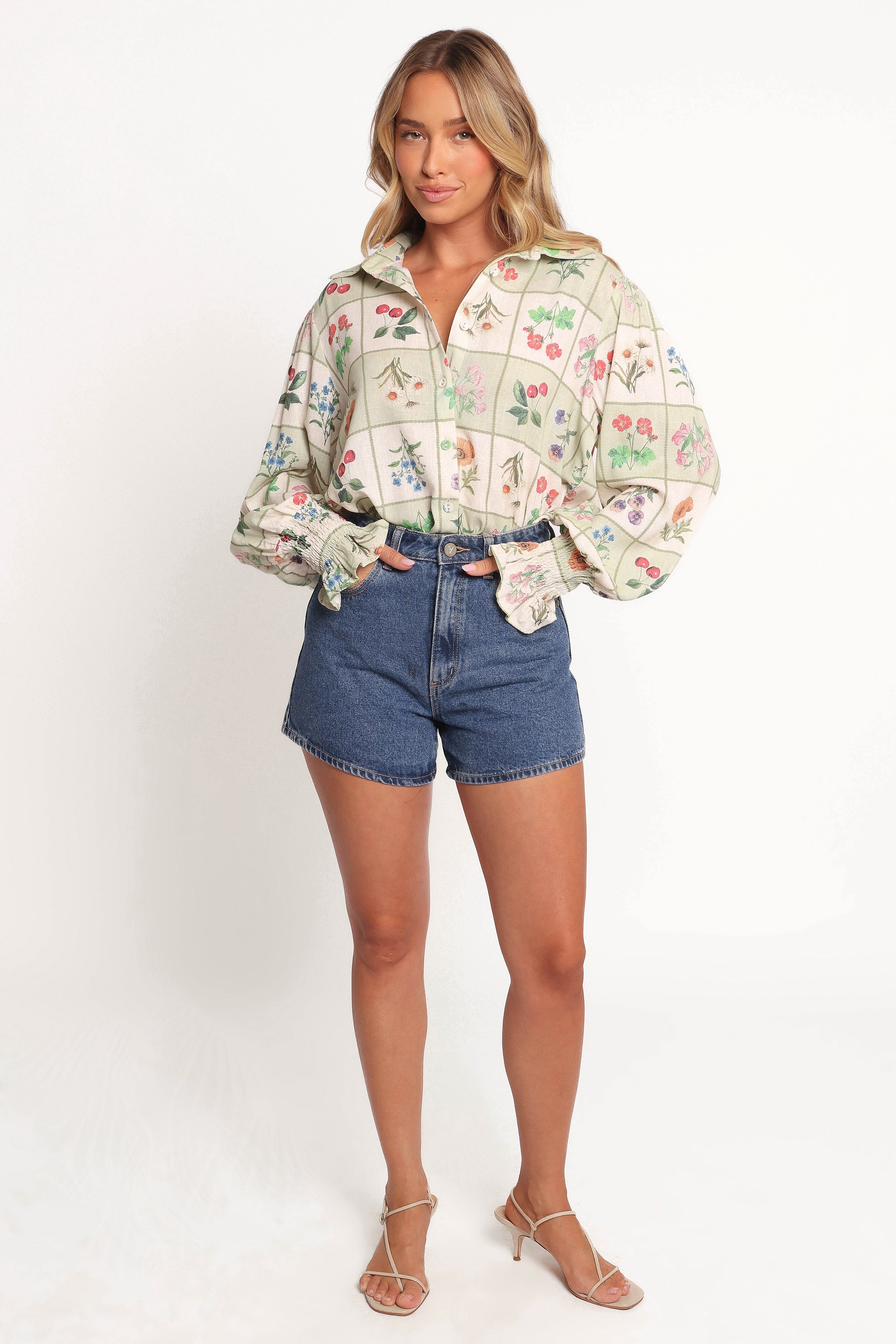 Tomi Long Sleeve Shirt - Flower Market