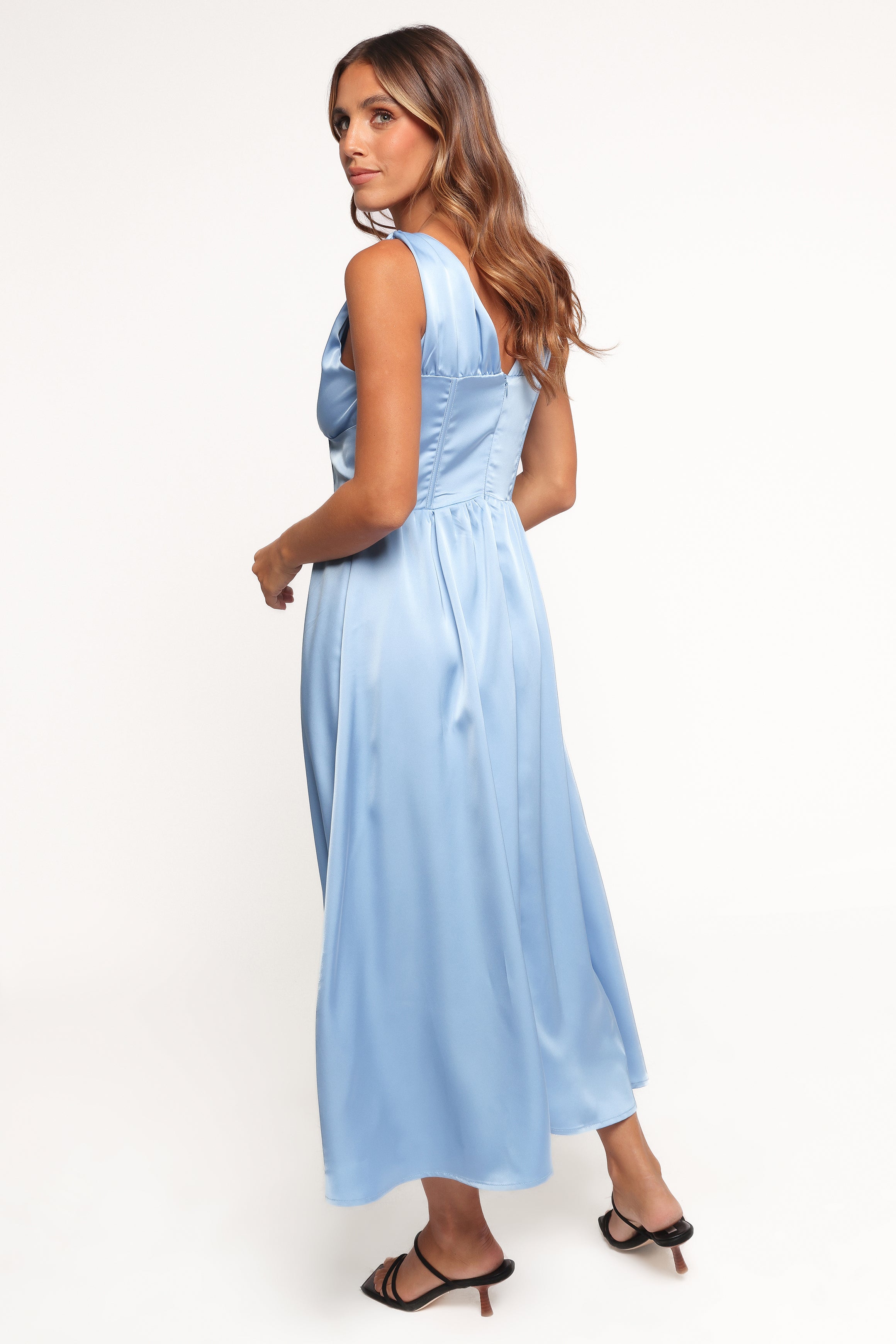 Verena Midi Dress - Periwinkle Blue