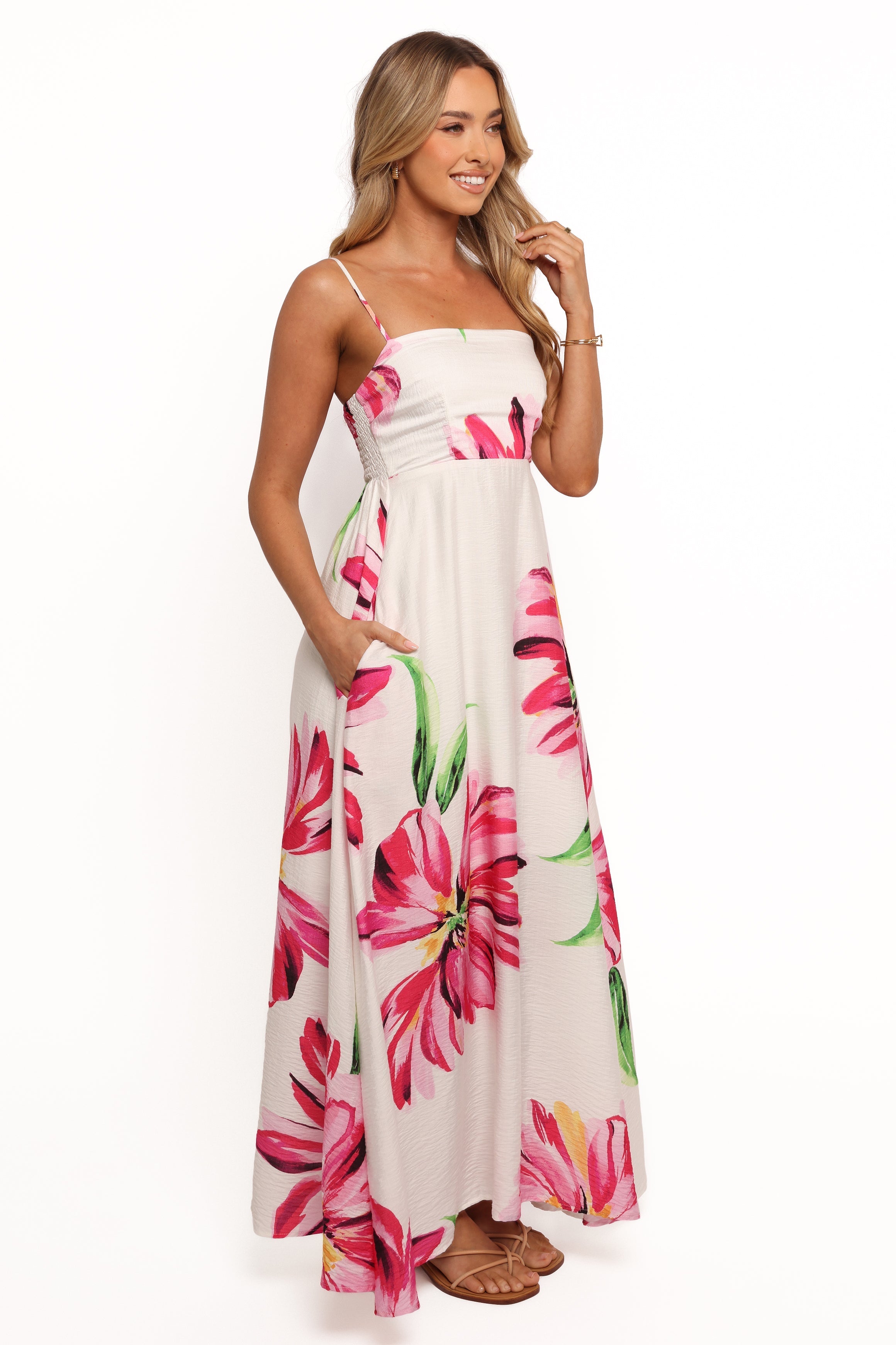 Verity Maxi Dress - Pink Floral