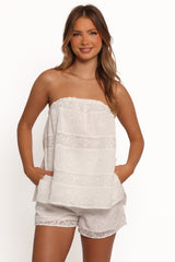 Wenira Short Set - White