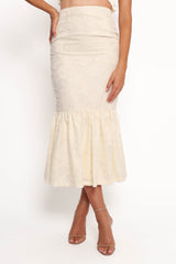 Xami Skirt Set - Pale Yellow