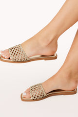 Yashi Sandals - Gold Metallic