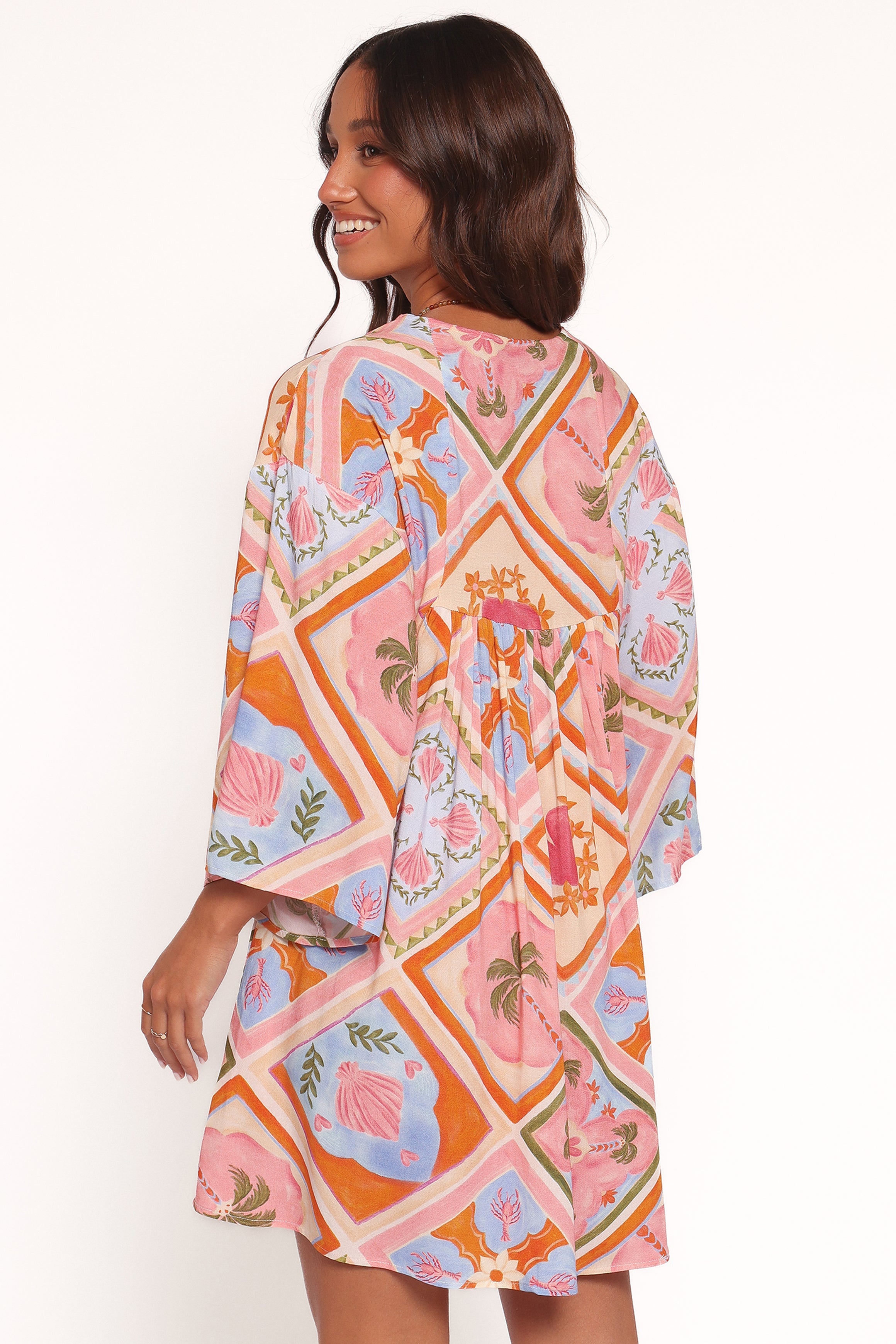 Zanna Mini Dress - Multi Tile