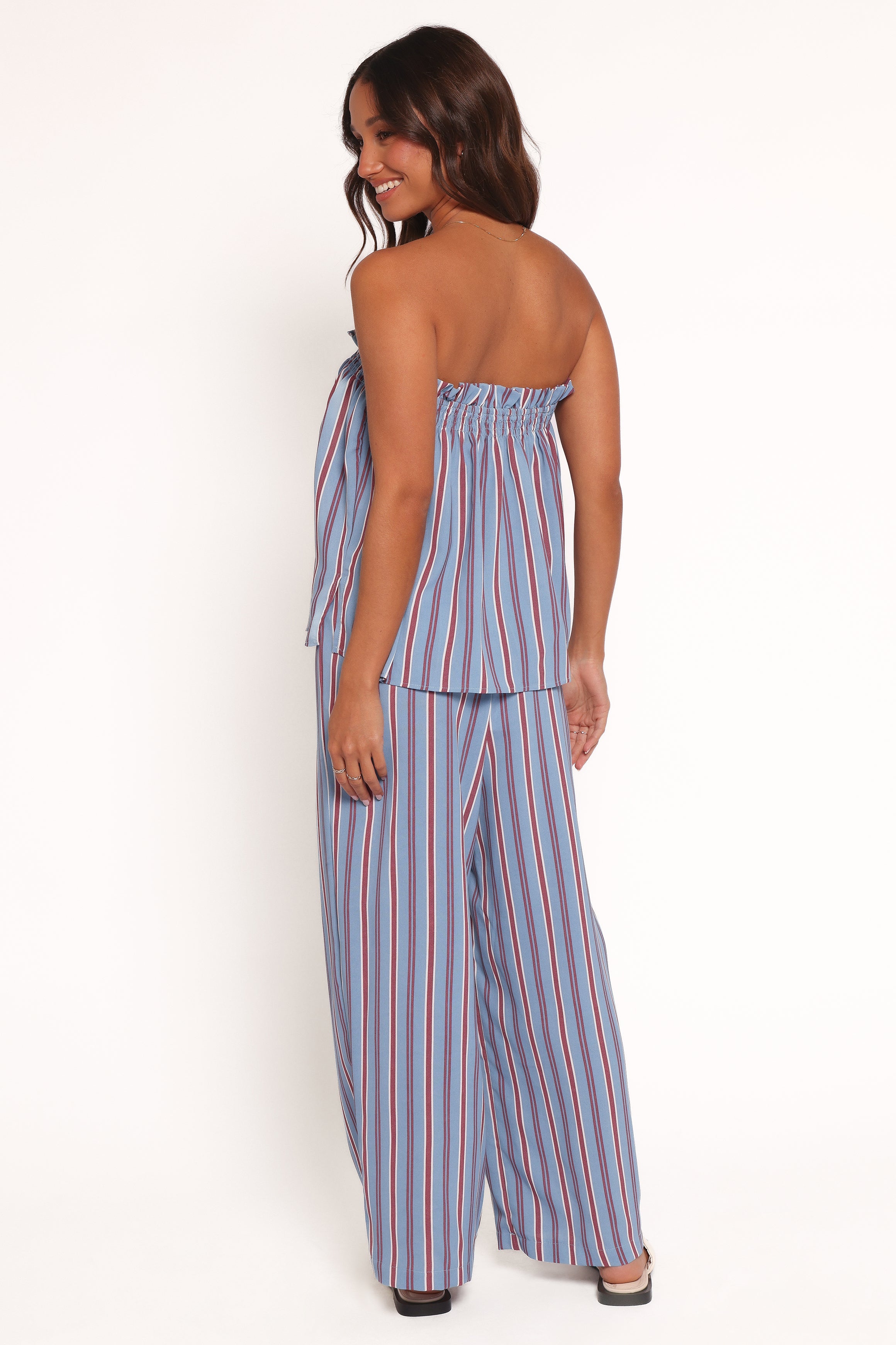 Zemira Pants - Blue Stripe