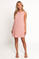Zoe Mini Dress - Blush