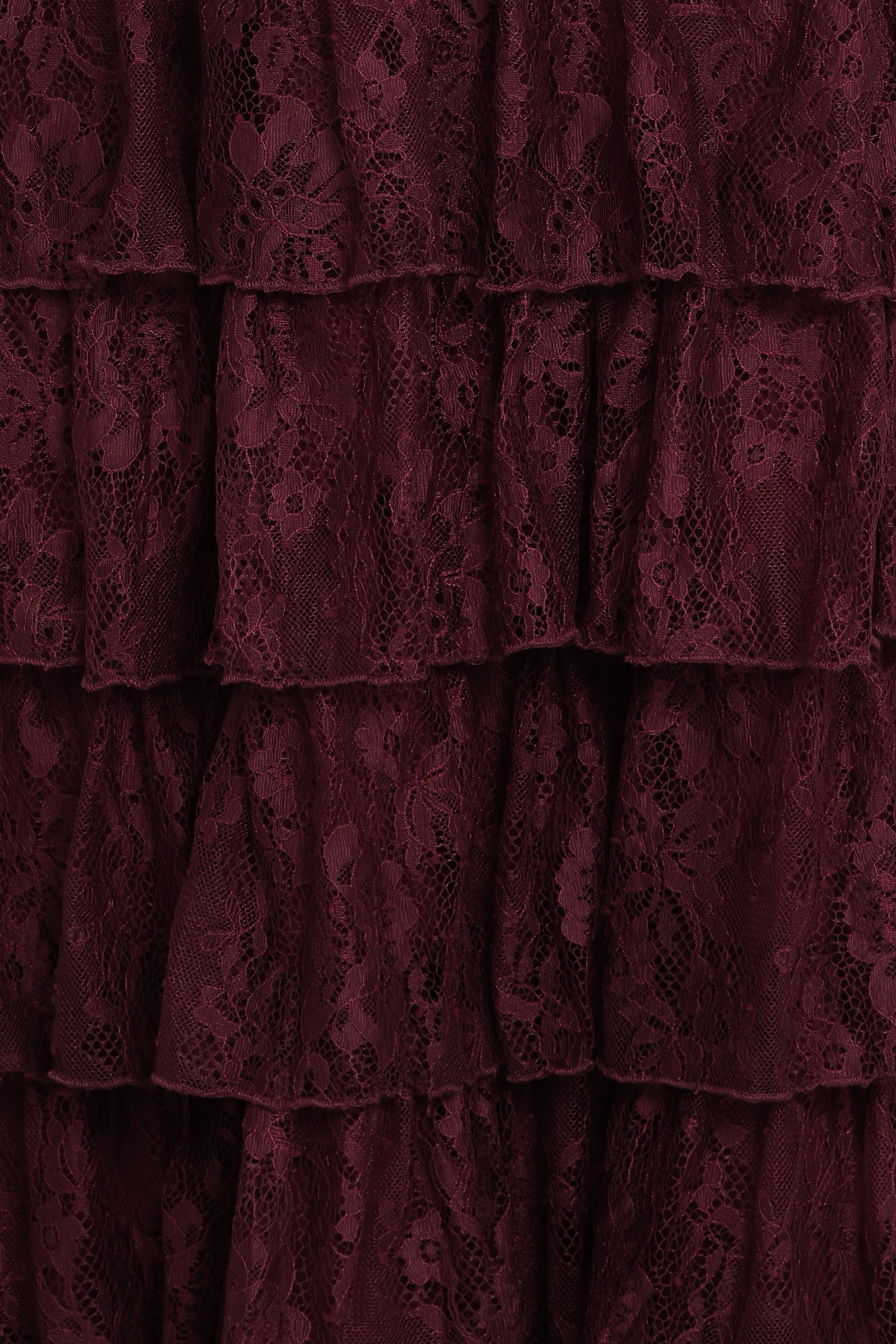 Zoella Maxi Dress - Cherry Lace