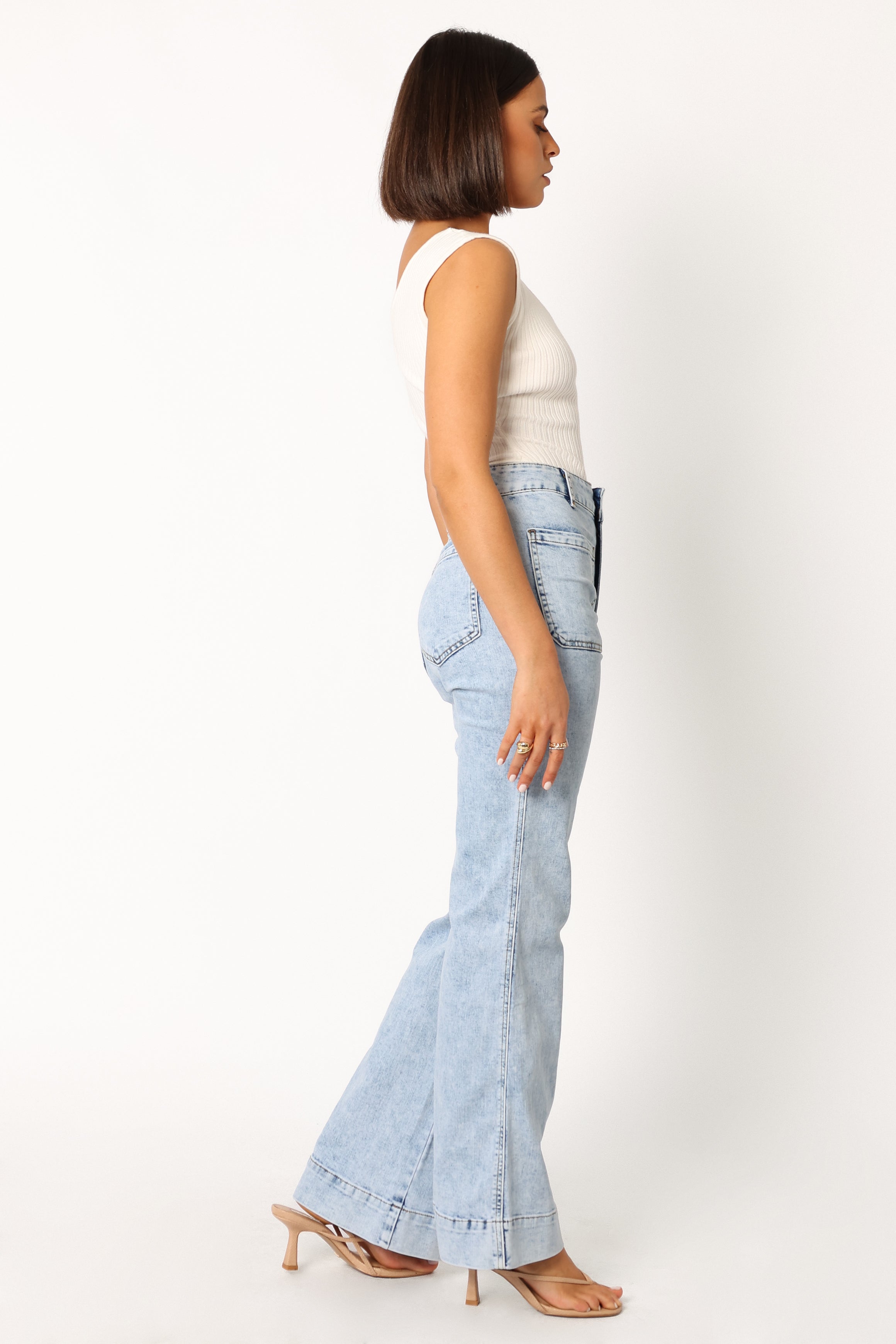 Nico Wide Leg Jean - Blue