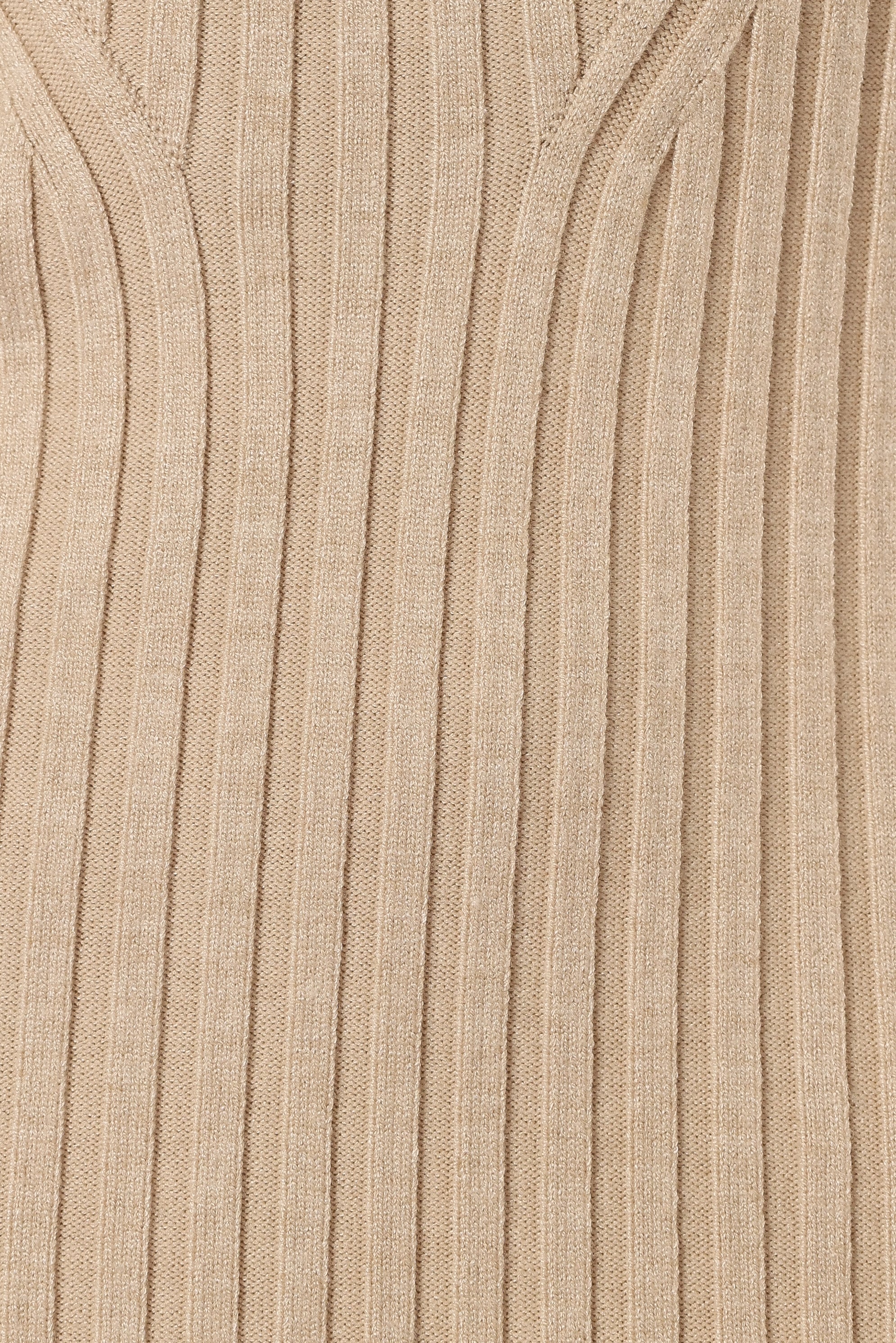 Ainsley Long Sleeve Midi Dress - Nude