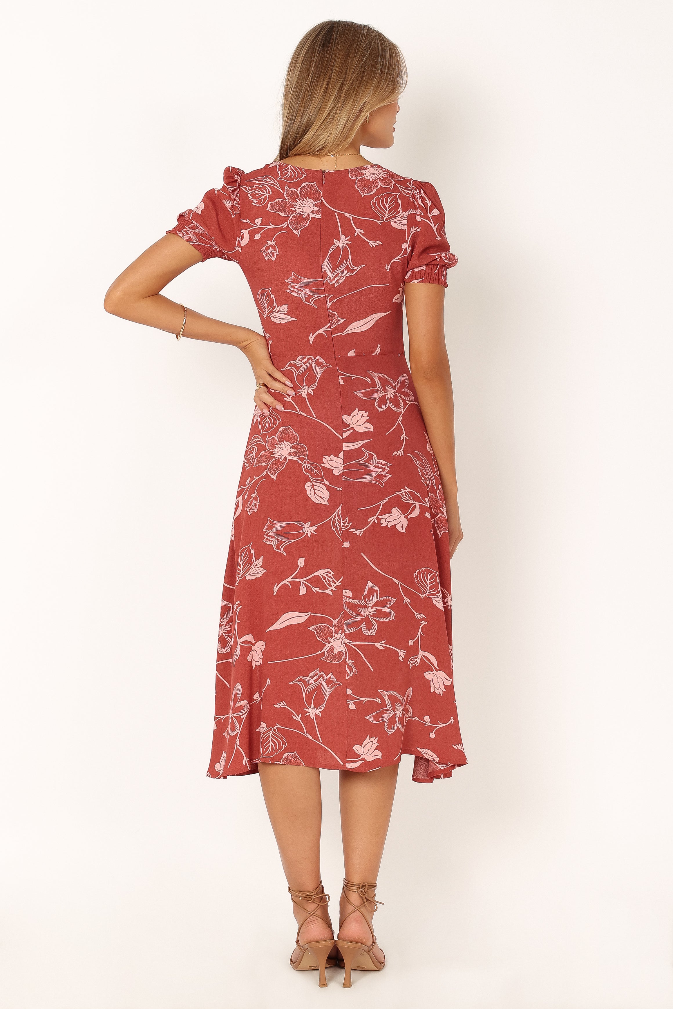 Franklin Dress - Rust Floral