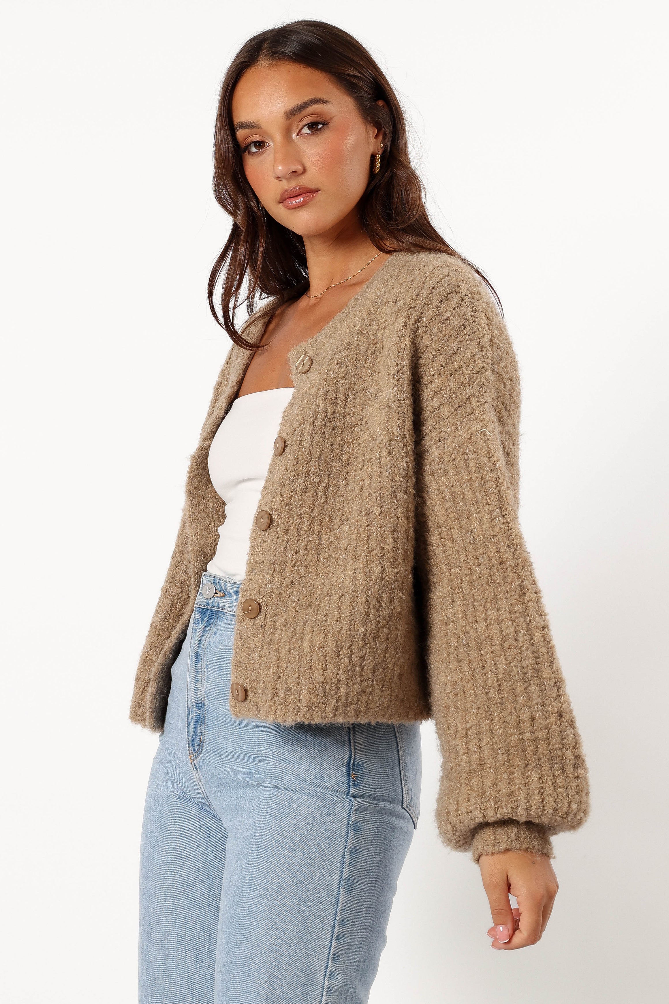 Albertine Cardigan - Latte