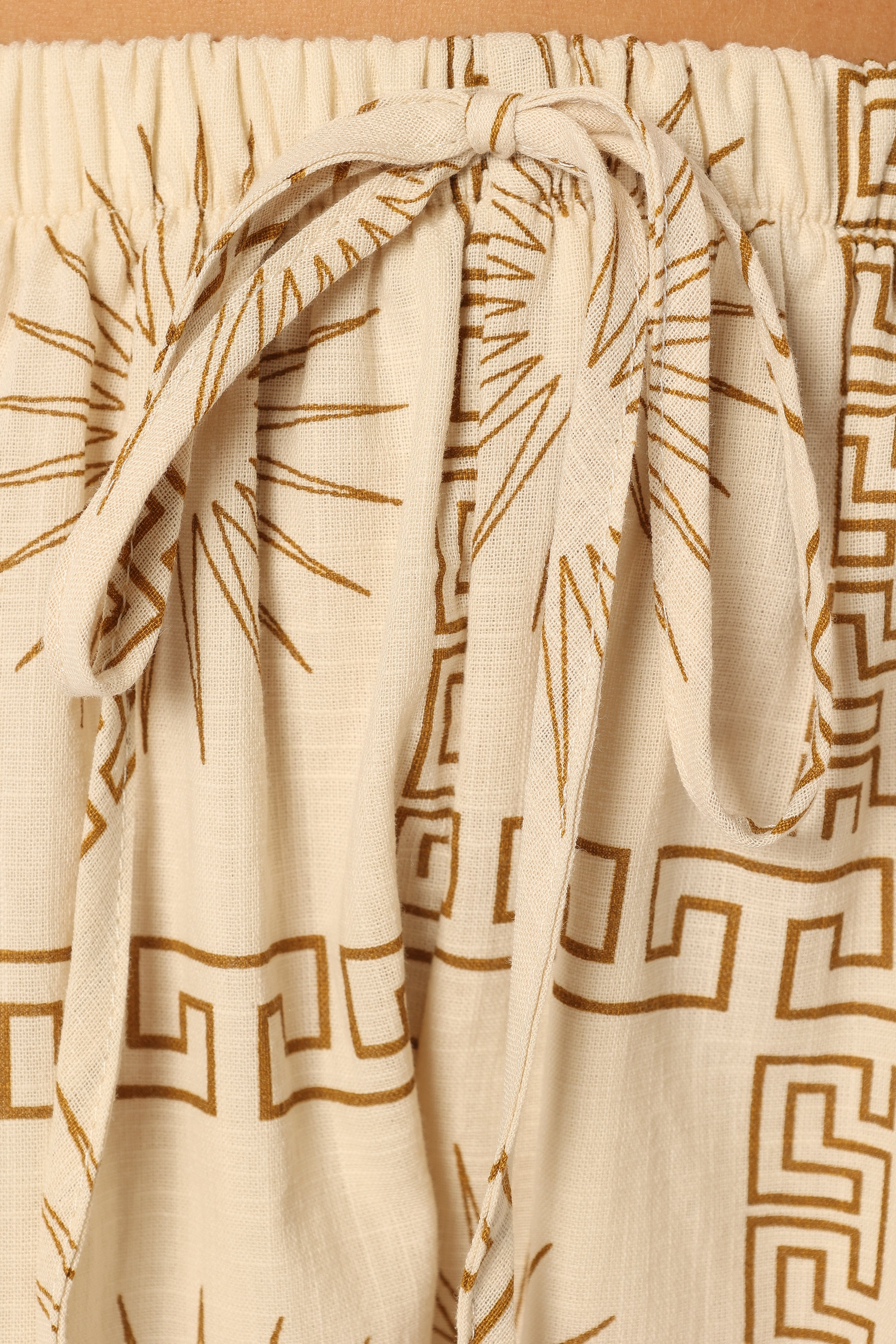 Penny Short Set - Beige Print