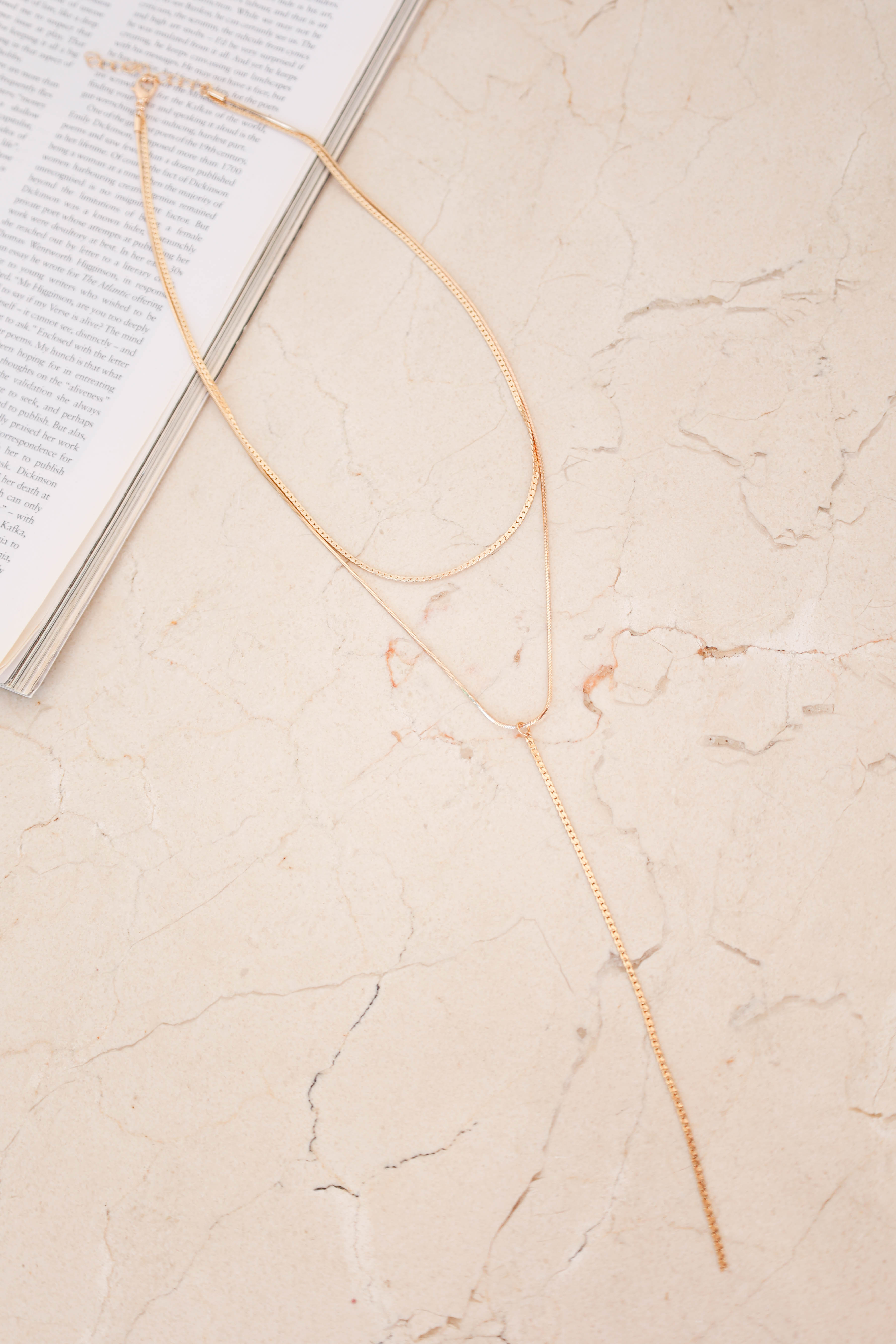 Addison Layered Necklace - Gold