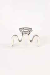 Aimee Hair Clip - White