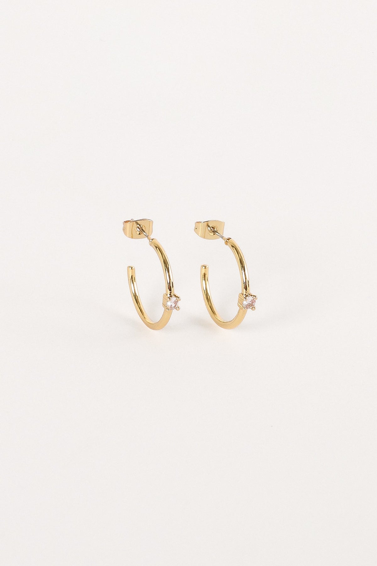 Damie Hoop Earrings - Gold