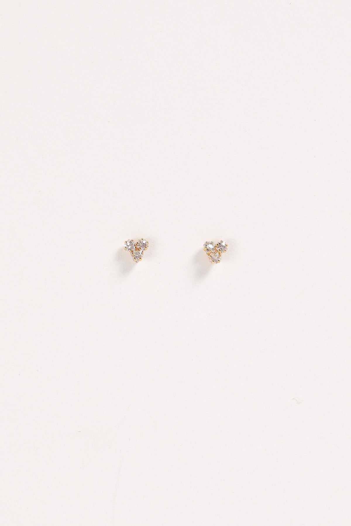Janey Stud Earrings - Gold