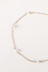 Kealy Pearl Necklace - Gold