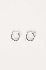 Kennedy Hoop Earrings - Silver