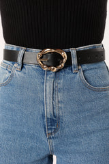 Serena Belt - Black Gold