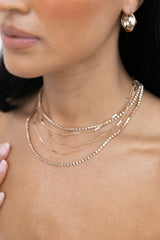 Venia Multi Layered Necklace - Gold