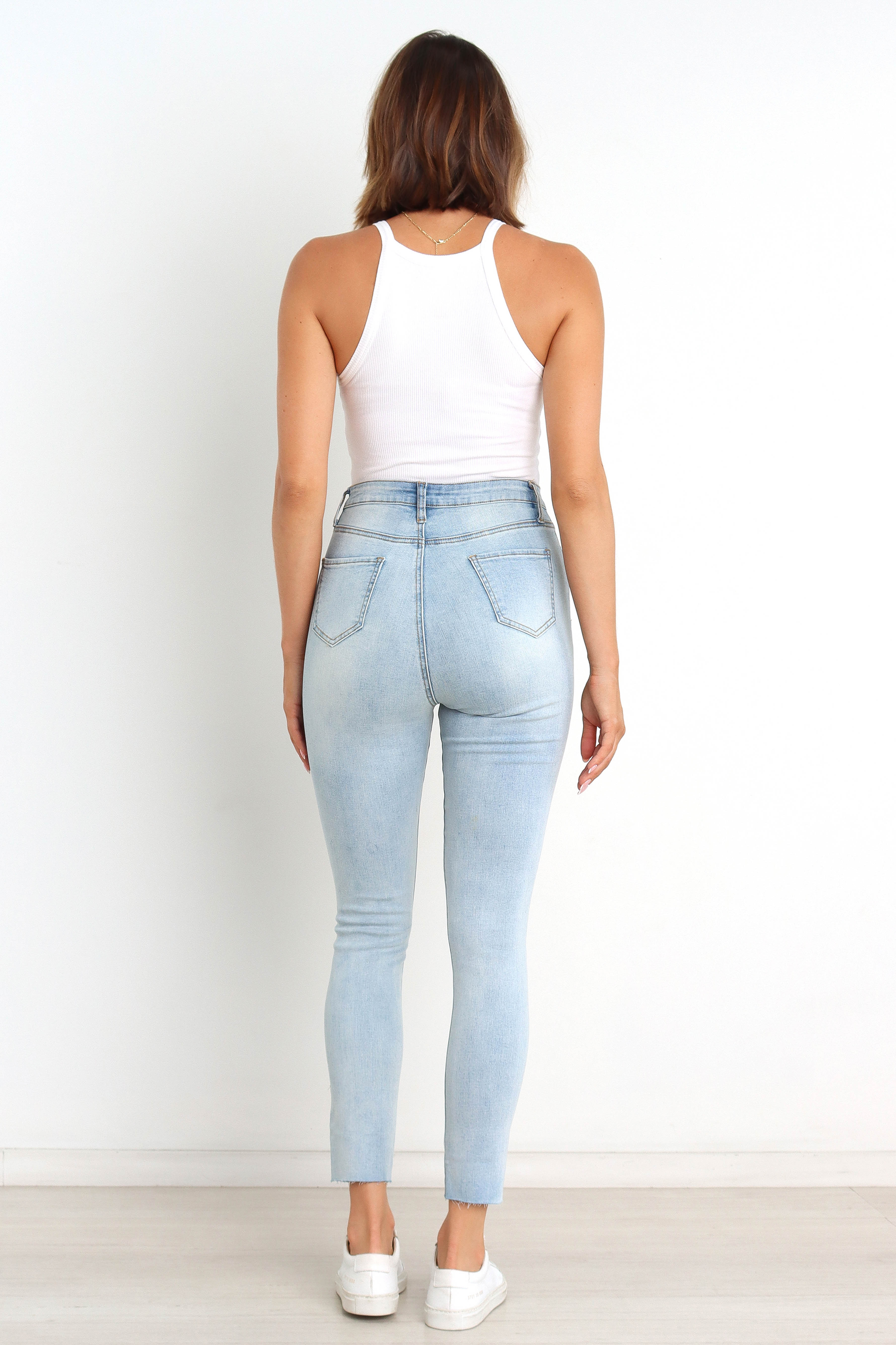 Hadie Jeans - Light Blue Wash