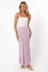 Nelle Midi Skirt - Lilac